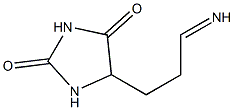 5-(3-Iminopropyl)-2,4-imidazolidinedione 구조식 이미지