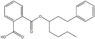 Phthalic acid 1-benzyl-2-hexyl ester 구조식 이미지