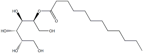 L-Mannitol 2-dodecanoate 구조식 이미지