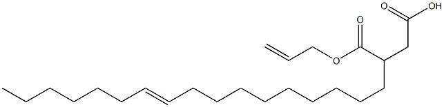 3-(10-Heptadecenyl)succinic acid 1-hydrogen 4-allyl ester Structure