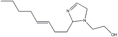 2-(3-Octenyl)-3-imidazoline-1-ethanol Structure
