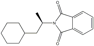 (-)-N-[(R)-2-Cyclohexyl-1-methylethyl]phthalimide 구조식 이미지