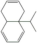 1,4,4a,8a-Tetrahydro-4a-isopropylnaphthalene 구조식 이미지