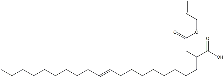 2-(9-Nonadecenyl)succinic acid 1-hydrogen 4-allyl ester Structure