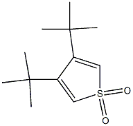 3,4-Di-tert-butylthiophene 1,1-dioxide Structure