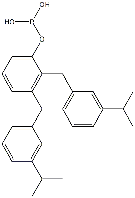 Phosphorous acid di(3-isopropylbenzyl)phenyl ester Structure