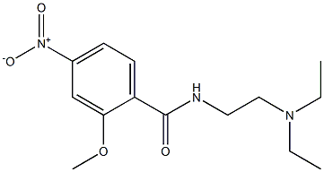 N-[2-(Diethylamino)ethyl]-2-methoxy-4-nitrobenzamide Structure