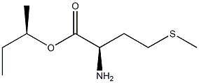 (R)-2-Amino-4-(methylthio)butanoic acid (R)-1-methylpropyl ester 구조식 이미지