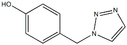 4-[(1H-1,2,3-Triazol-1-yl)methyl]phenol Structure