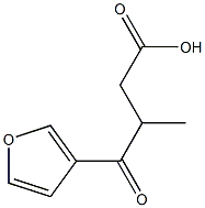 3-Methyl-4-oxo-4-(3-furanyl)butanoic acid Structure
