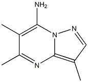 3,5,6-Trimethylpyrazolo[1,5-a]pyrimidin-7-amine Structure