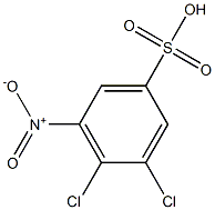 3,4-Dichloro-5-nitrobenzenesulfonic acid Structure