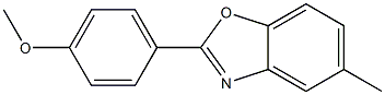 2-(4-Methoxyphenyl)-5-methylbenzoxazole Structure