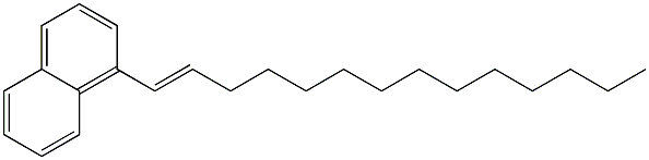 1-(1-Tetradecenyl)naphthalene Structure