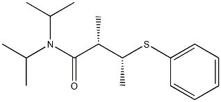 (2S,3R)-N,N-Diisopropyl-3-(phenylthio)-2-methylbutanamide Structure