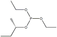 (+)-Phosphorous acid [(S)-sec-butyl]diethyl ester Structure