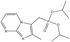 (2-Methylimidazo[1,2-a]pyrimidin-3-yl)methylphosphonic acid diisopropyl ester Structure