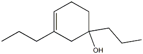 1,3-Dipropyl-3-cyclohexen-1-ol Structure