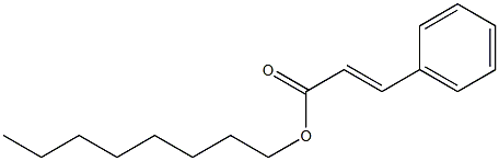 Cinnamic acid octyl ester Structure