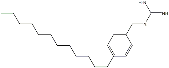 1-[(4-Dodecylphenyl)methyl]guanidine 구조식 이미지