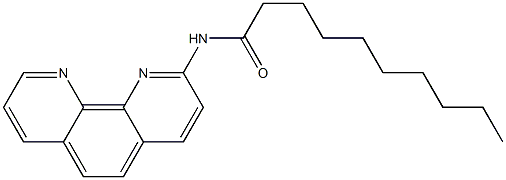 2-Decanoylamino-1,10-phenanthroline Structure