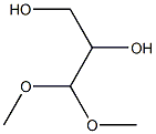 (-)-L-Glyceraldehyde dimethyl acetal Structure