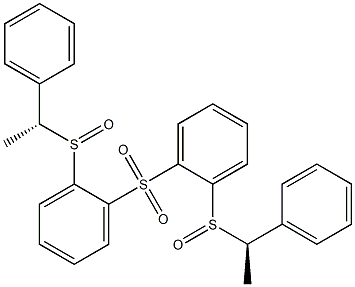 [(R)-1-Phenylethylsulfinyl]phenyl sulfone Structure