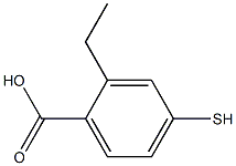 4-Mercaptobenzoic acid O-ethyl ester Structure