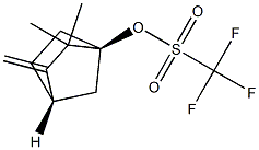 (1S,4S)-1-(Trifluoromethylsulfonyloxy)-2,2-dimethyl-3-methylenebicyclo[2.2.1]heptane Structure