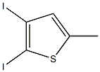 2,3-Diiodo-5-methylthiophene Structure