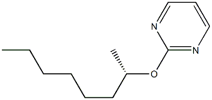 (+)-2-[[(S)-1-Methylheptyl]oxy]pyrimidine Structure