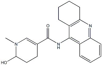 N-[(1,2,3,4-Tetrahydroacridin)-9-yl]-6-hydroxy-1-methyl-1,4,5,6-tetrahydropyridine-3-carboxamide Structure