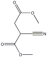 2-Cyanosuccinic acid dimethyl ester Structure