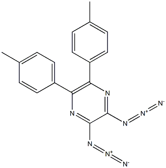 2,3-Diazido-5,6-bis(4-methylphenyl)pyrazine Structure