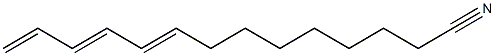 9,11,13-Tetradecatrienenitrile Structure