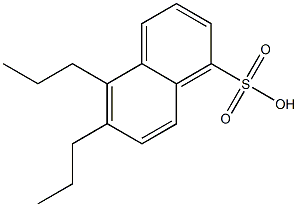 5,6-Dipropyl-1-naphthalenesulfonic acid Structure