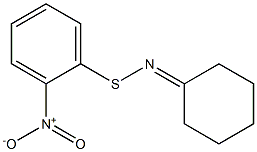 [(2-Nitrophenyl)thioimino]cyclohexane Structure