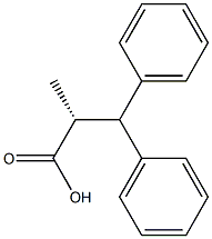 [R,(+)]-2-Methyl-3,3-diphenylpropionic acid Structure