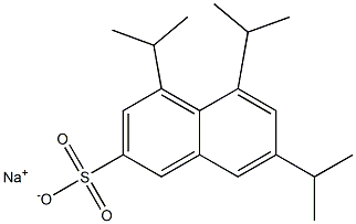 4,5,7-Triisopropyl-2-naphthalenesulfonic acid sodium salt Structure