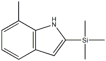 2-Trimethylsilyl-7-methyl-1H-indole Structure