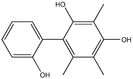 3,5,6-Trimethyl-1,1'-biphenyl-2,2',4-triol Structure