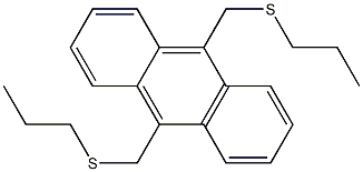 9,10-Bis[(propylthio)methyl]anthracene Structure