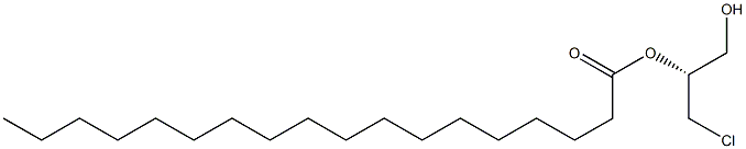 [R,(+)]-3-Chloro-1,2-propanediol 2-stearate 구조식 이미지