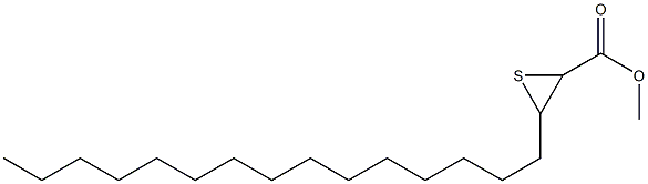 2,3-Epithiostearic acid methyl ester Structure