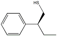 [S,(+)]-2-Phenyl-1-butanethiol Structure