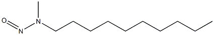 N-Methyl-N-nitrosodecylamine 구조식 이미지