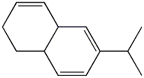 1,2,4a,8a-Tetrahydro-6-isopropylnaphthalene Structure
