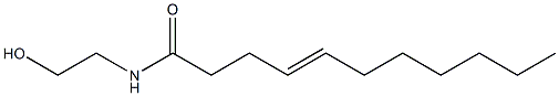 N-(2-Hydroxyethyl)-4-undecenamide Structure