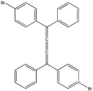 1,4-Bis(4-bromophenyl)-1,4-diphenylbutane-1,2,3-triene Structure