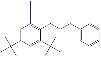 1-(2,4,6-Tri-tert-butylphenyl)-3-phenylpropane 구조식 이미지